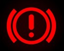 brake warning light on